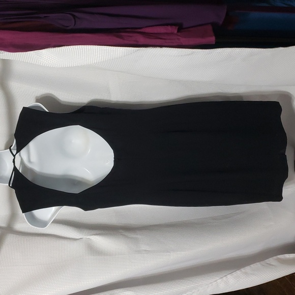 Blushe Impressions. Perfect Little Black Dress; Tailored; Open Back, EUC Size 12 - Picture 4 of 16